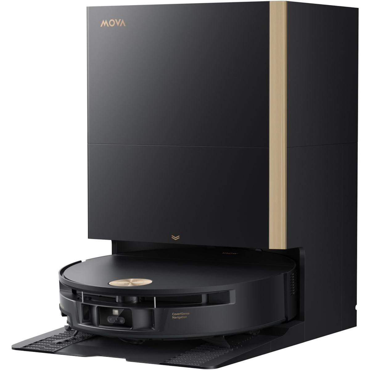 MOVA Robot Aspirateur Laveur S70 Ultra Roller Black