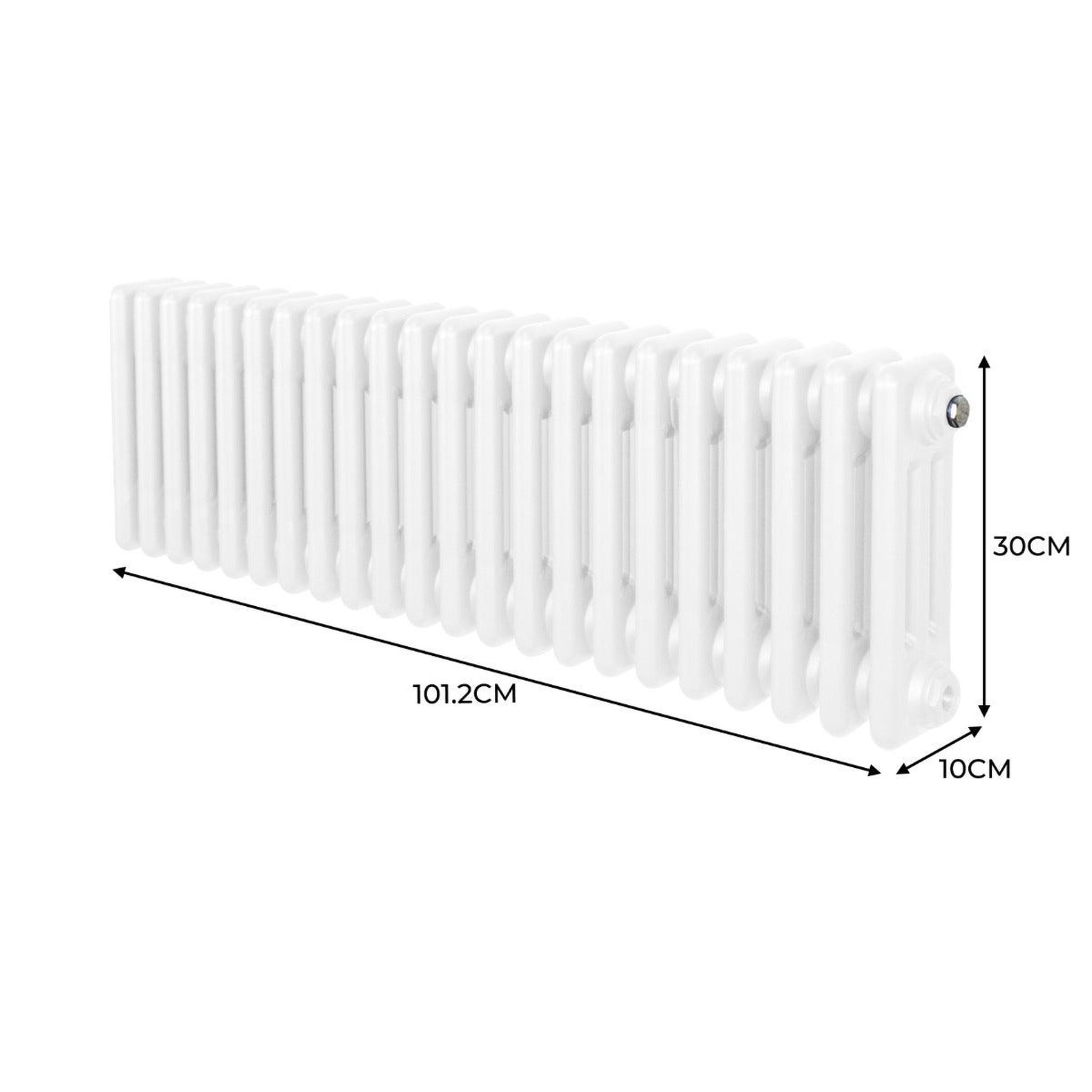 Voir la diapositive 5 : MONSTERSHOP Radiateur traditionnel à 3 colonnes – 300 x 1012 mm