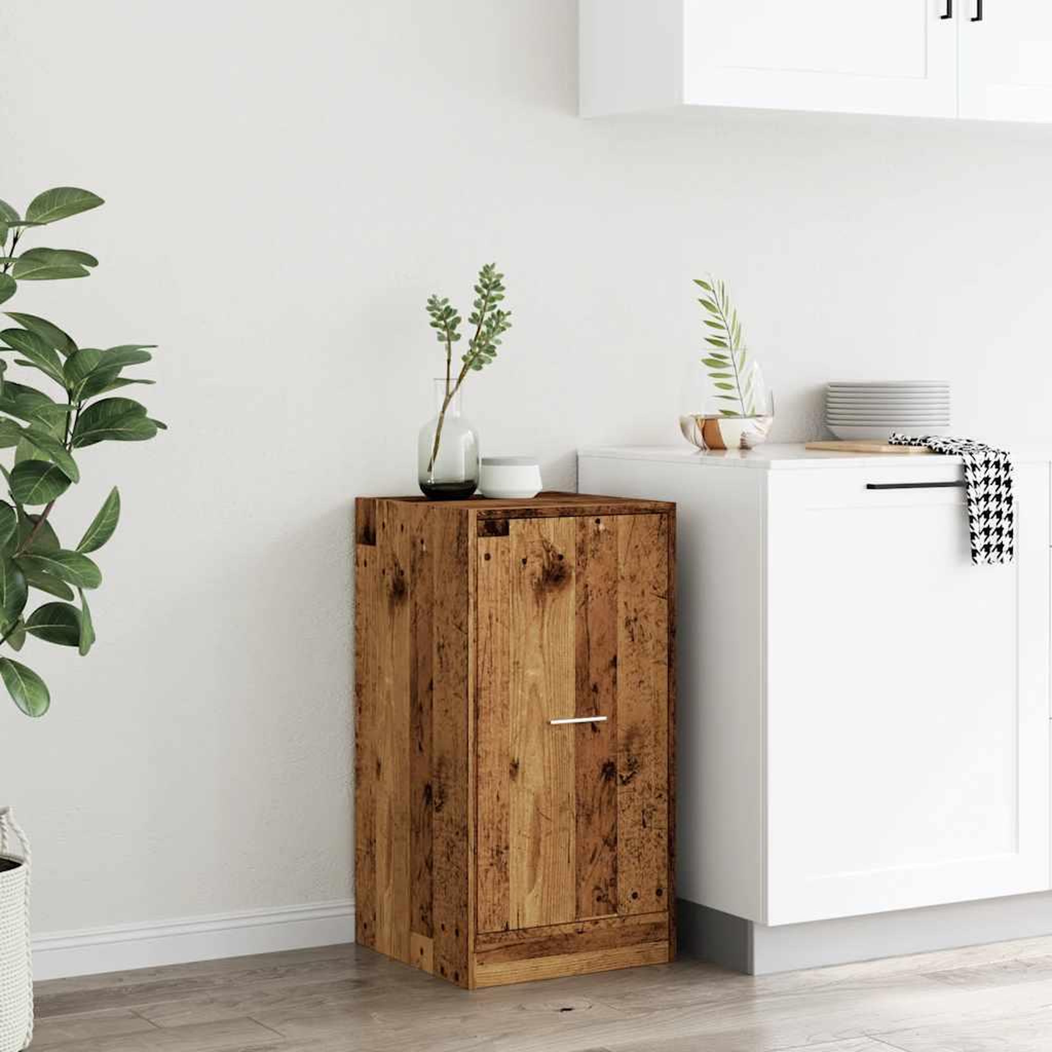 Voir la diapositive 4 : VIDAXL Armoire d'apothicaire vieux bois 40x41x77,5cm bois d'ingenierie