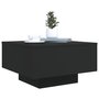 Voir la diapositive 6 : VIDAXL Table basse avec lumières LED noir 55x55x31 cm