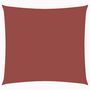 Voir la diapositive 2 : VIDAXL Voile de parasol tissu oxford carre 5x5 m terre cuite