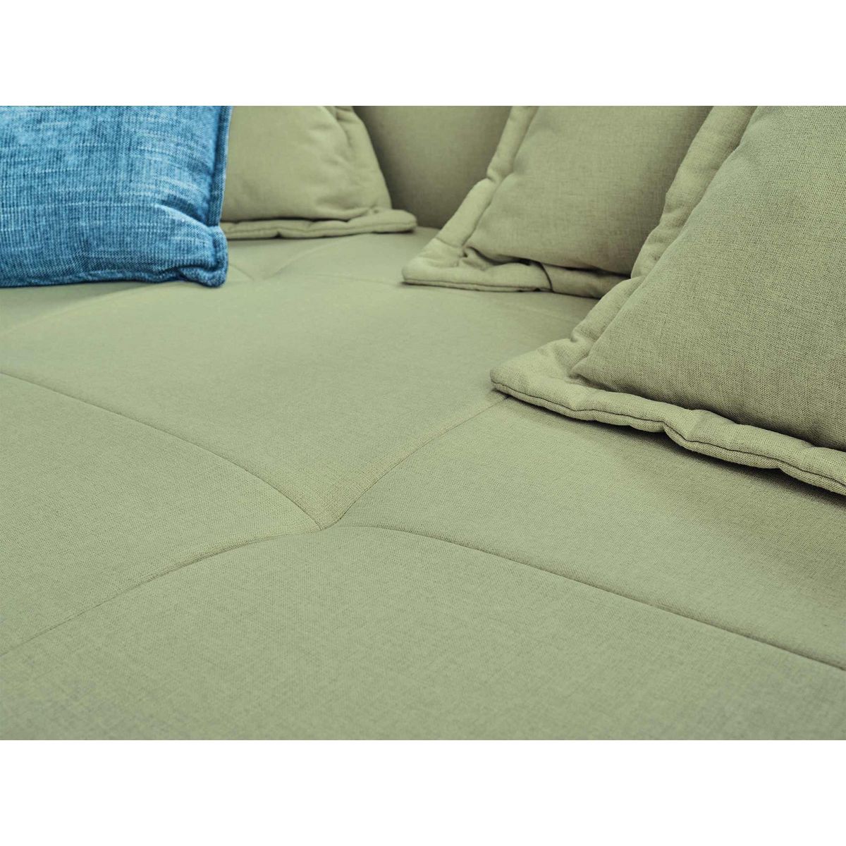 LISA DESIGN Lys - canapé droit 4 places - en tissu