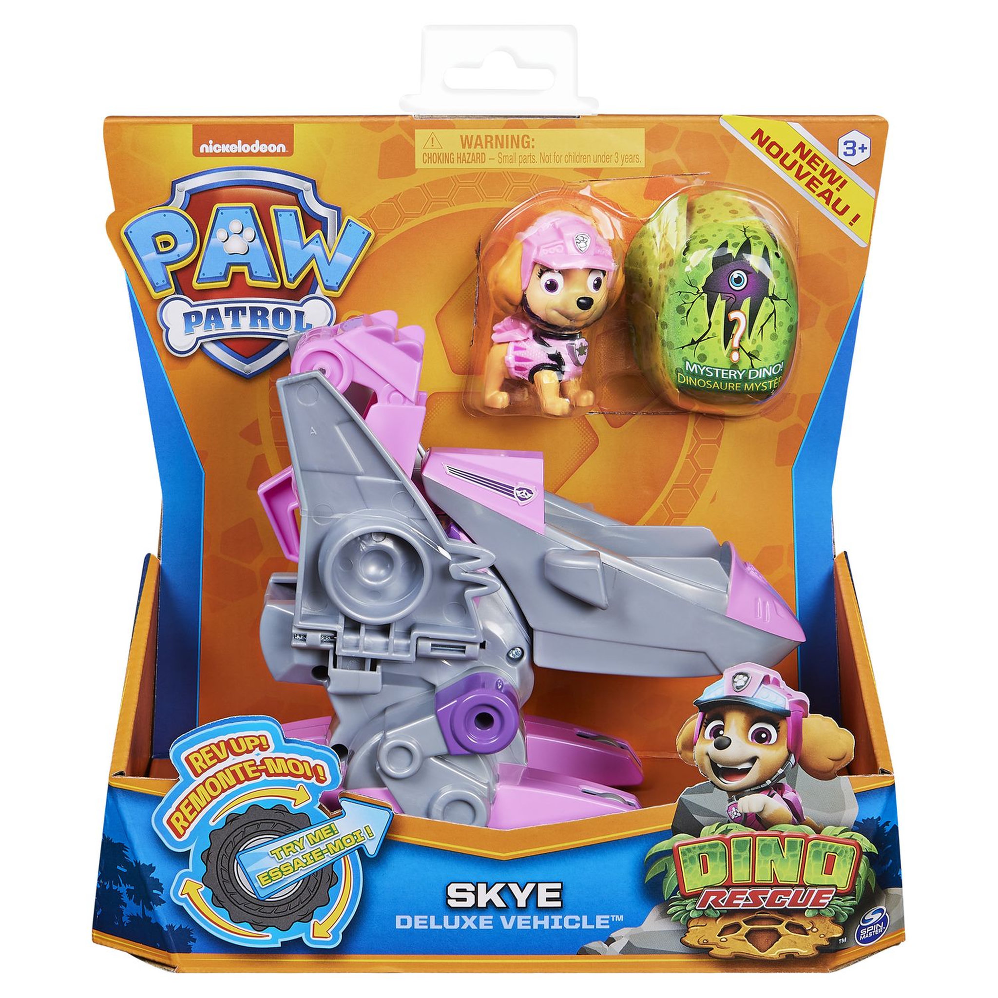 Voir la diapositive 4 : SPIN MASTER Véhicule + figurine - Stella - Pat'Patrouille Dino Rescue