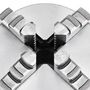 Voir la diapositive 5 : VIDAXL Mandrin de tour auto-centrant a 4 machoires 100 mm Acier