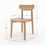Voir la diapositive 4 : Rendez vous déco Lot de 2 chaises de jardin en bois de teck recyclé-Lufy