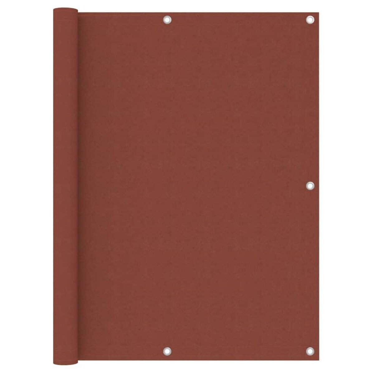 VIDAXL Ecran de balcon Terre cuite 120x500 cm Tissu Oxford