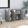 Voir la diapositive 3 : VIDAXL Buffet Gris béton 102x33x75 cm Bois d ingénierie