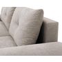 Voir la diapositive 5 : BEST MOBILIER Luzzio - canapé d'angle droit 4 places convertible avec coffre en tissu texturé