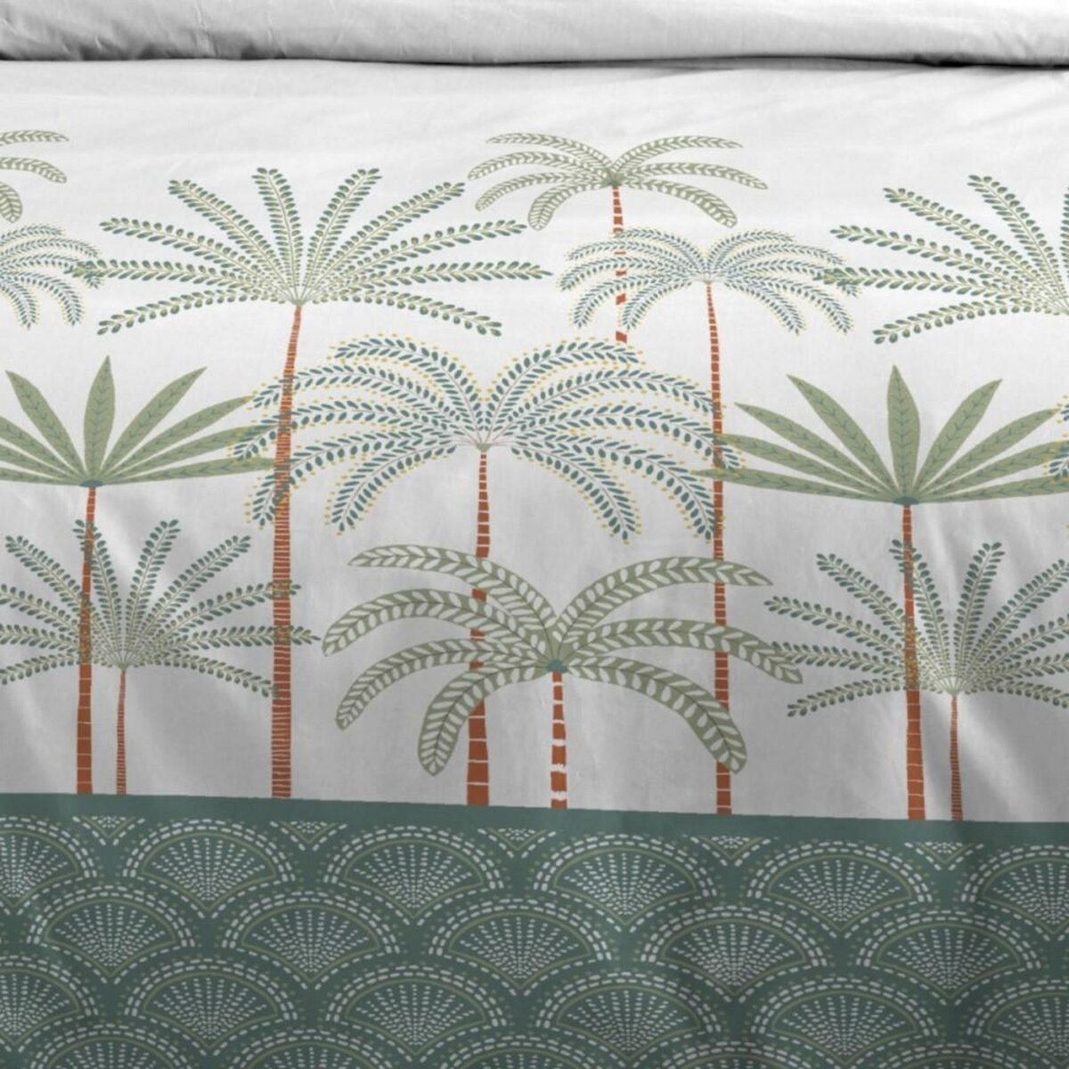 STOF Housse de couette 240x220 MORPHEA + 2 taies coton 57 fils