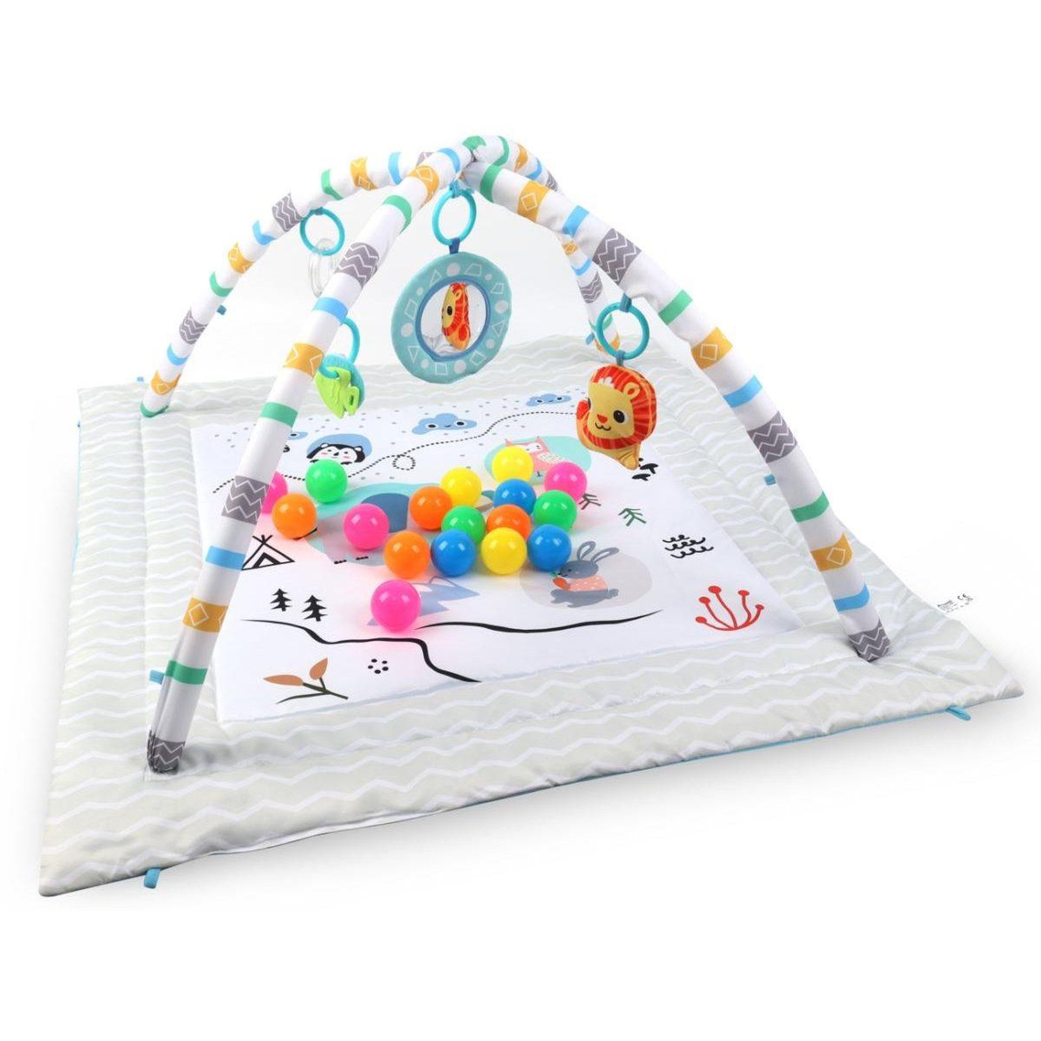 MILLY MALLY Tapis éducatif 2-en-1 tinymini amusement à la montagne