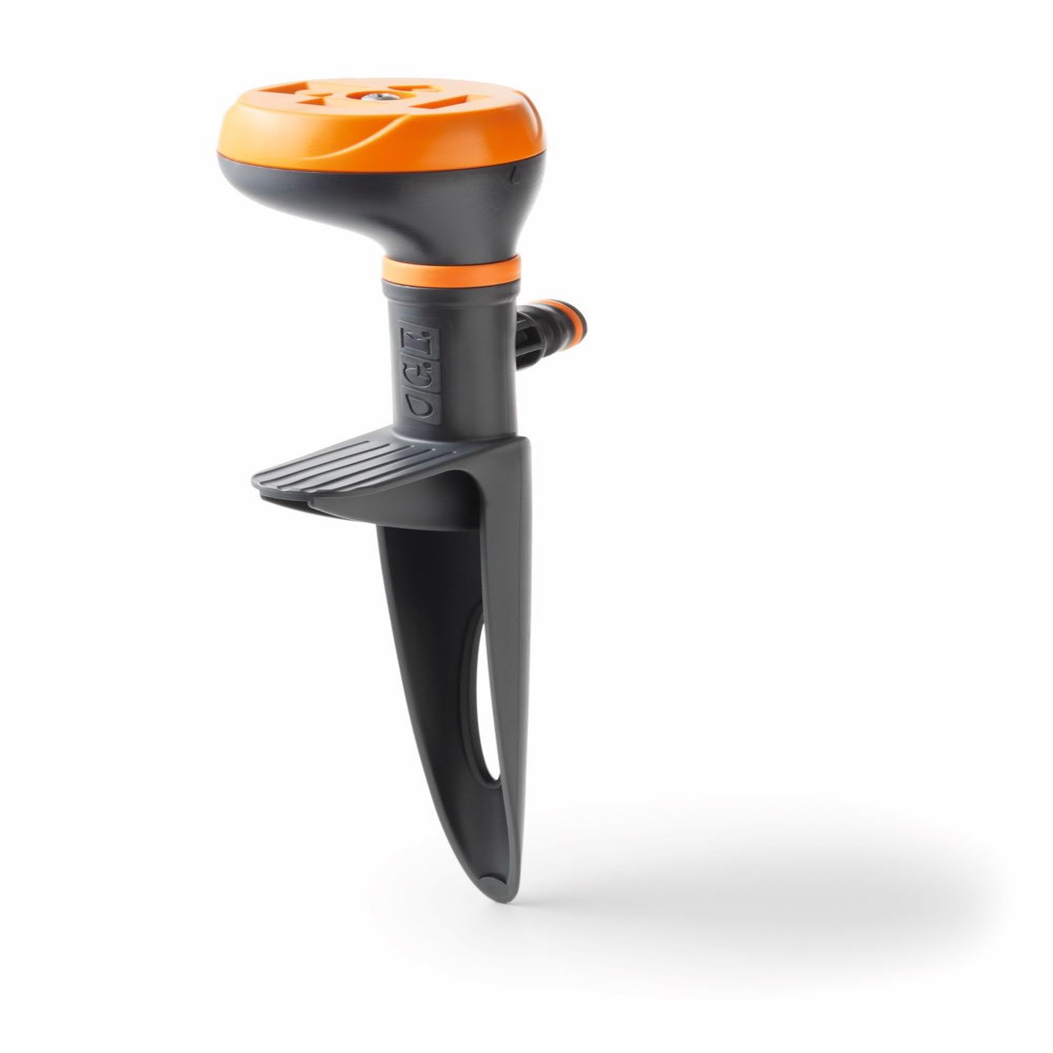 GF Arrosseur circulaire 4 zones MINI DRIVER sur piquet - Orange