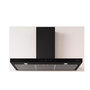 Voir la diapositive 3 : Airlux Hotte décorative murale 90cm 636 m3/h noir - AHBS960BK