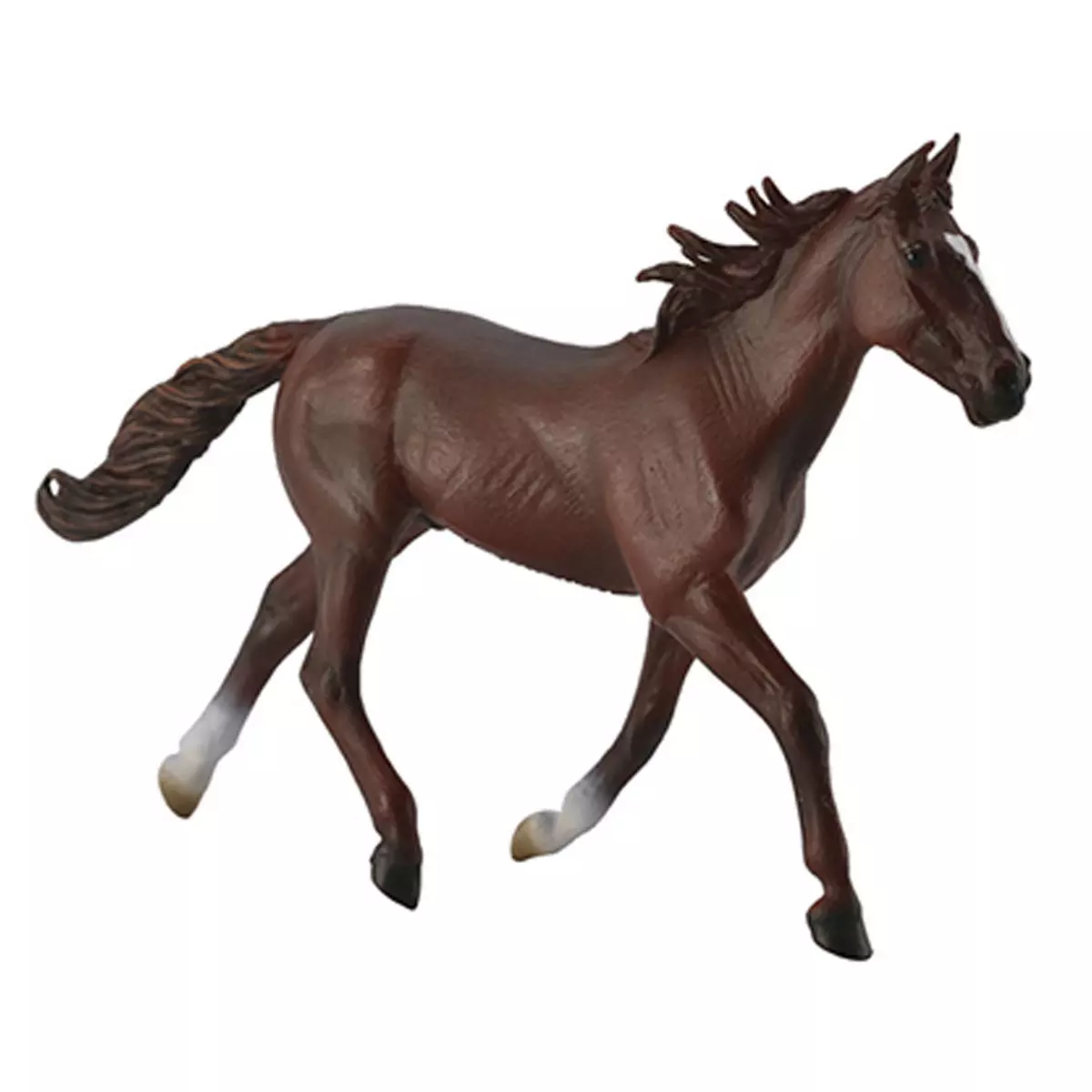 Figurines Collecta Figurine cheval : Standardbred Etalon Marron
