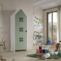 Voir la diapositive 4 : Paris Prix Armoire Enfant Maison  Casami Bruges  171cm Vert