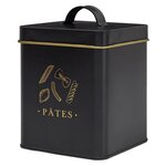 Paris Prix Boîte à Pâtes en Métal  Lounge  19cm Noir