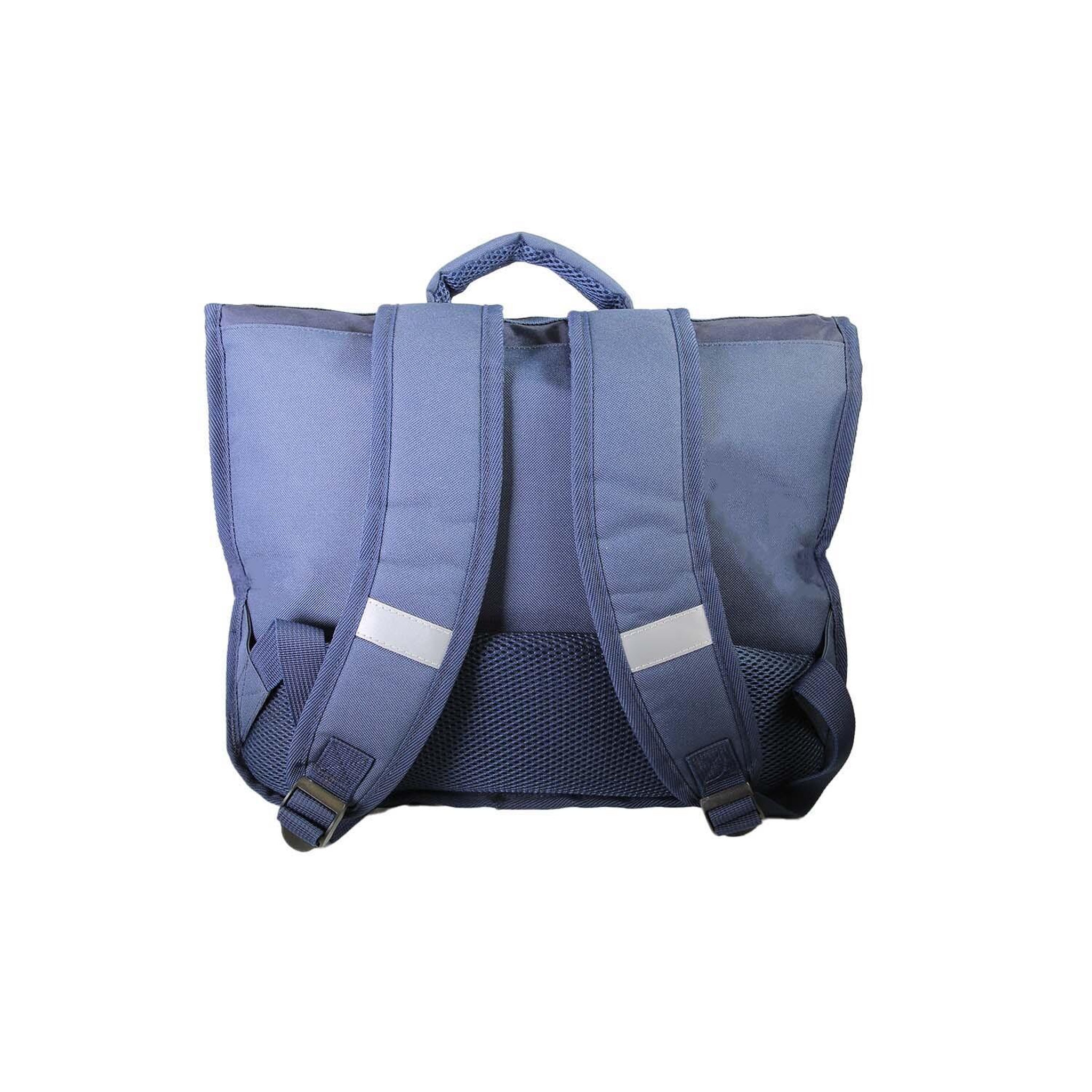 Voir la diapositive 4 : Bagtrotter Dragons - Cartable Scolaire 38 cm - Garçon - Bleu - 2 Compartiments