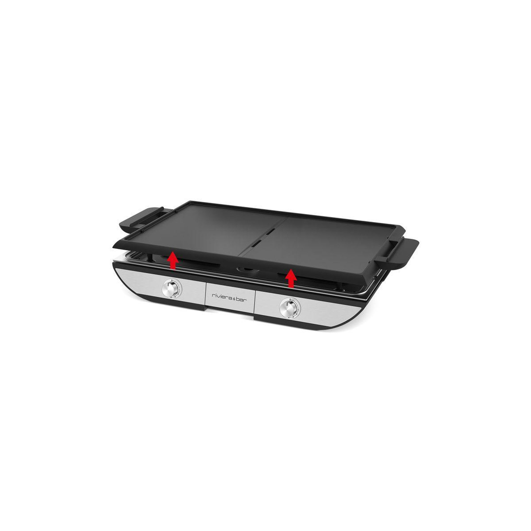 Voir la diapositive 3 : Riviera & Bar Plancha électrique qpl700 grill combiné