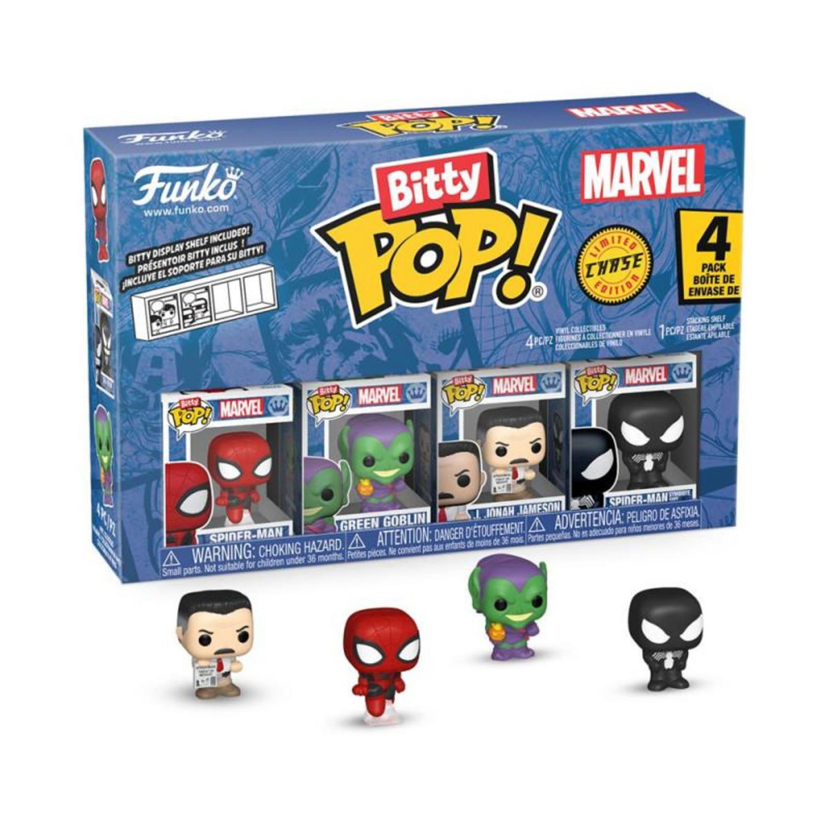Funko Pack de 4 figurines Funko Bitty Pop Spider Man