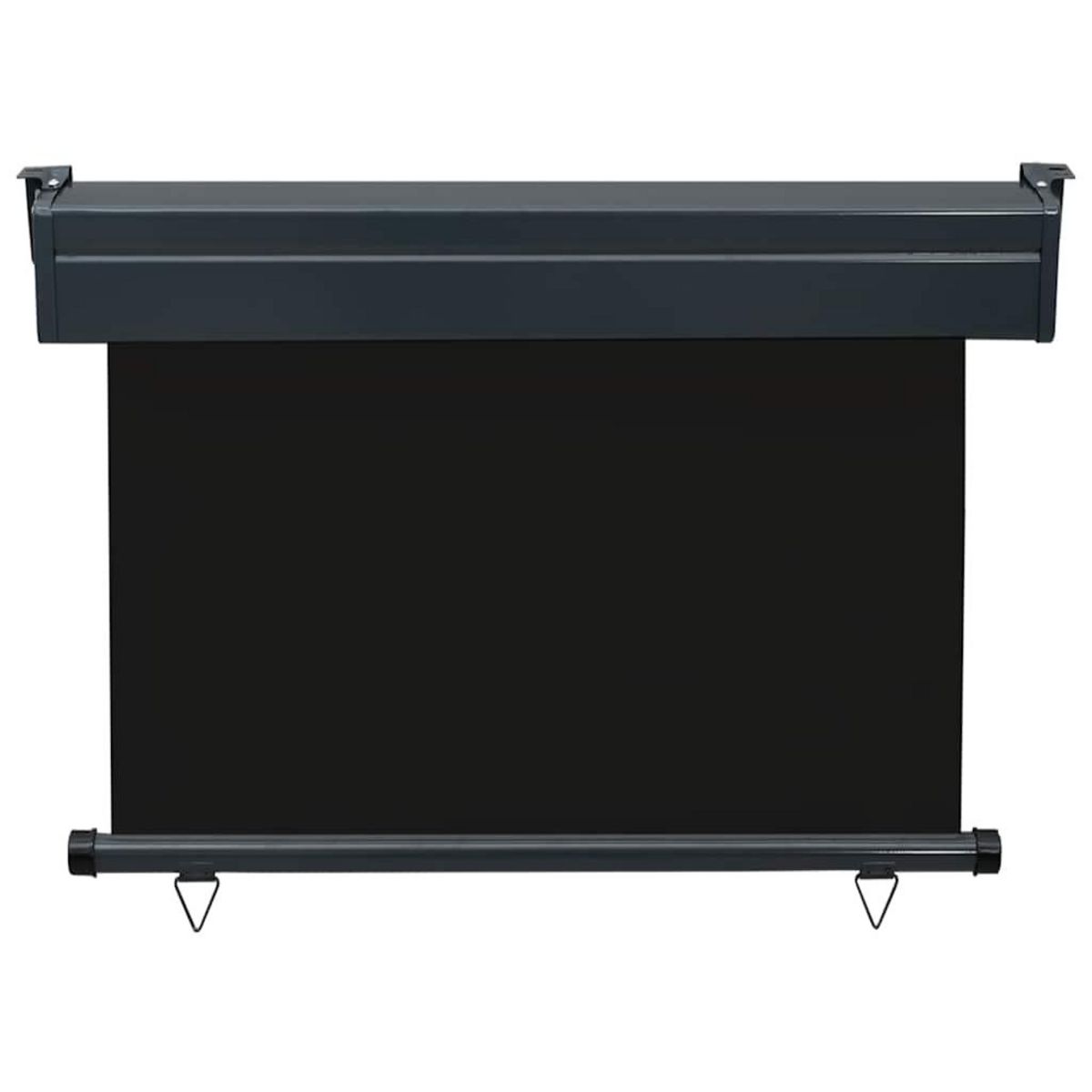 VIDAXL Auvent lateral de balcon 105x250 cm noir