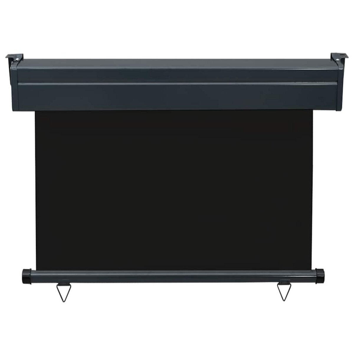 VIDAXL Auvent lateral de balcon 105x250 cm noir