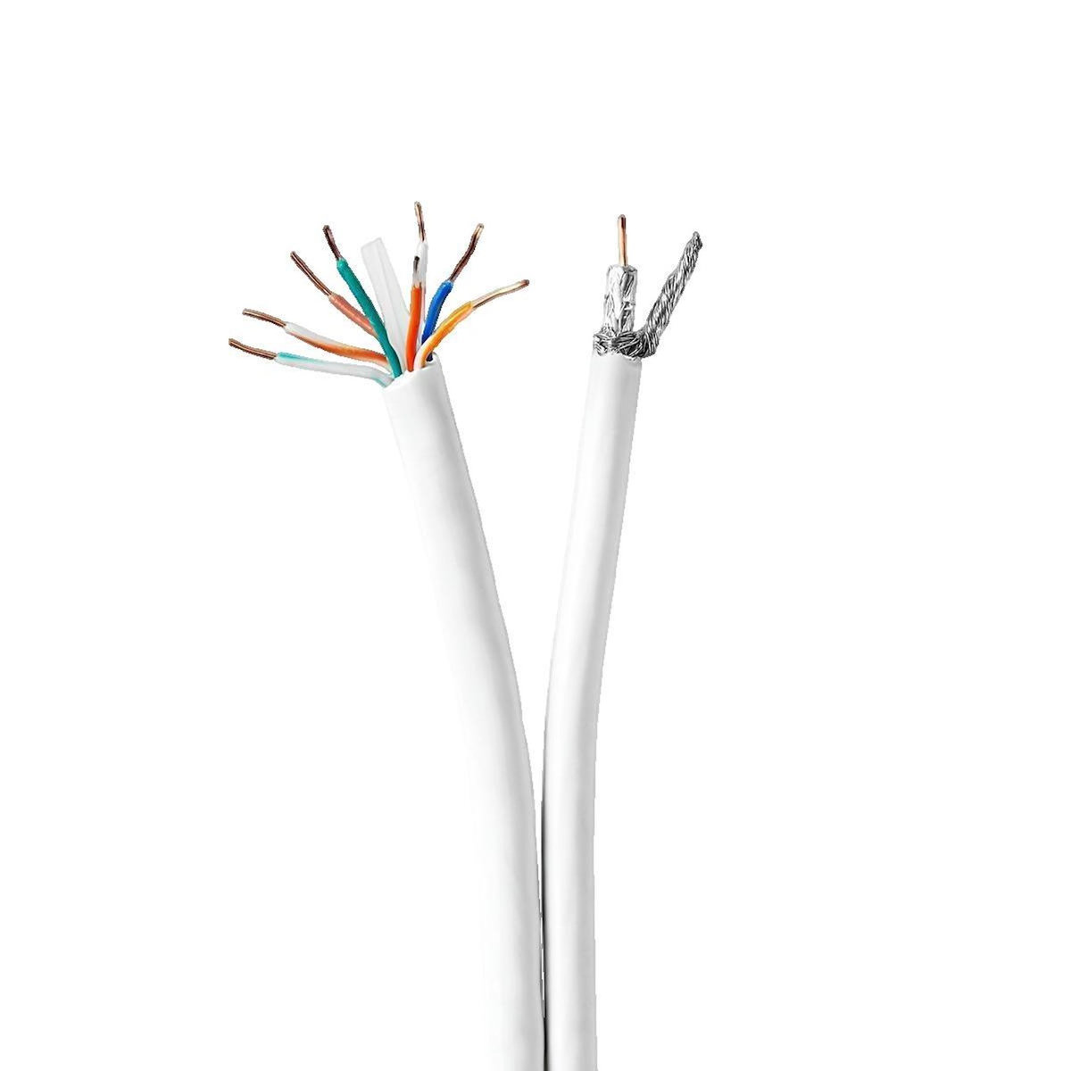 NEDIS Câble réseau pricenet 5412810320325 coaxial/CAT6 combiné 50,0 m