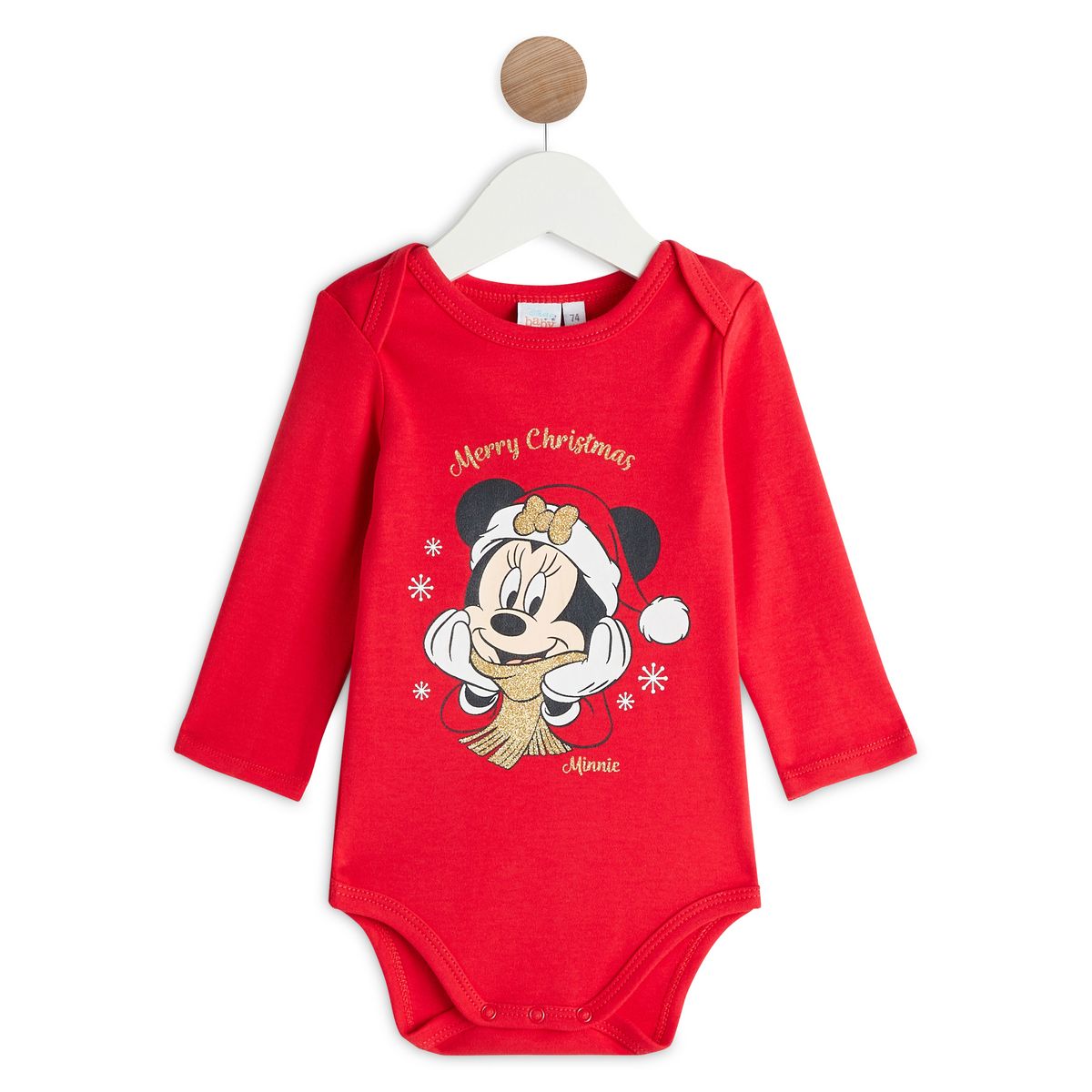 INEXTENSO Body manches longues de noël bébé fille