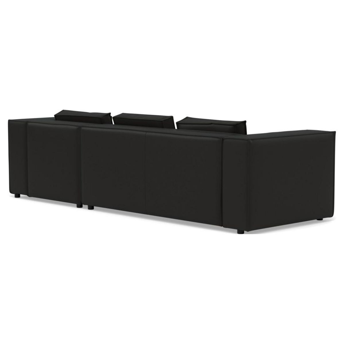 LISA DESIGN Stella - canapé d'angle droit 4 places en simili