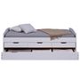 Voir la diapositive 7 : Lit gigogne 2 couchages 90x190 cm + 3 tiroirs ULLI