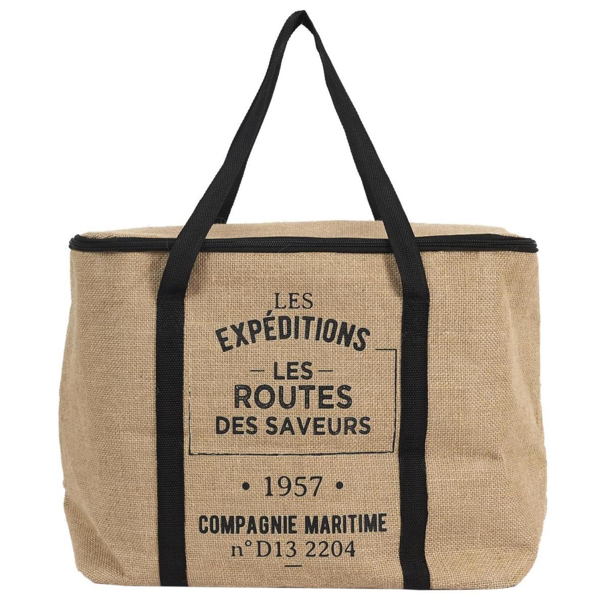 Voir la diapositive 2 : COOK CONCEPT Sac Fraîcheur  Effet Jute  42cm Naturel