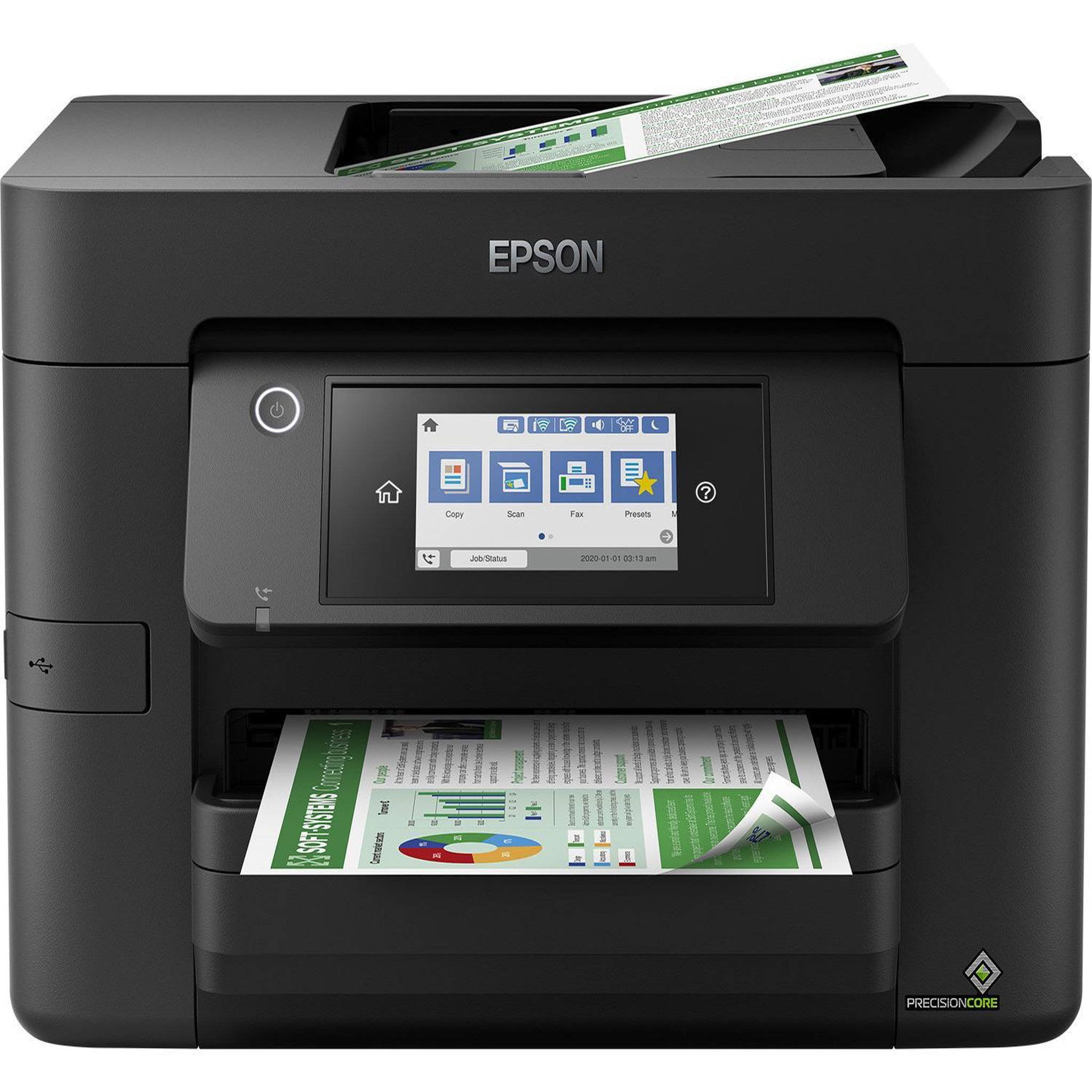 Voir la diapositive 2 : Epson Imprimante jet d encre multifonction Epson WorkForce WF 4825 Noir