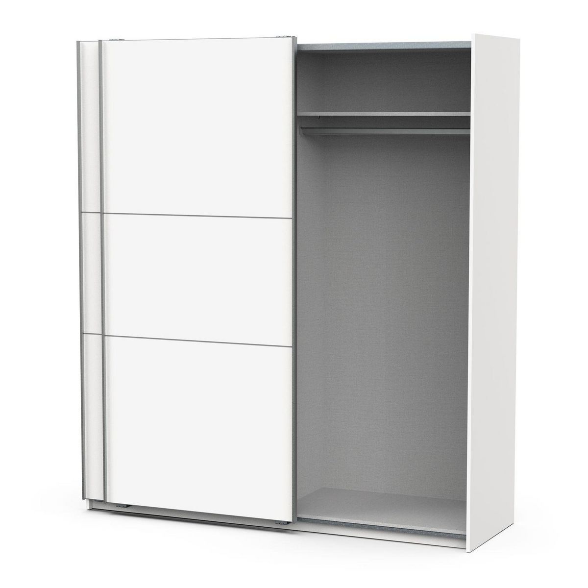 Armoire 2 portes coulissantes L180 cm THIBAULT