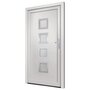 Voir la diapositive 4 : VIDAXL Porte d'entree Blanc 108x208 cm PVC