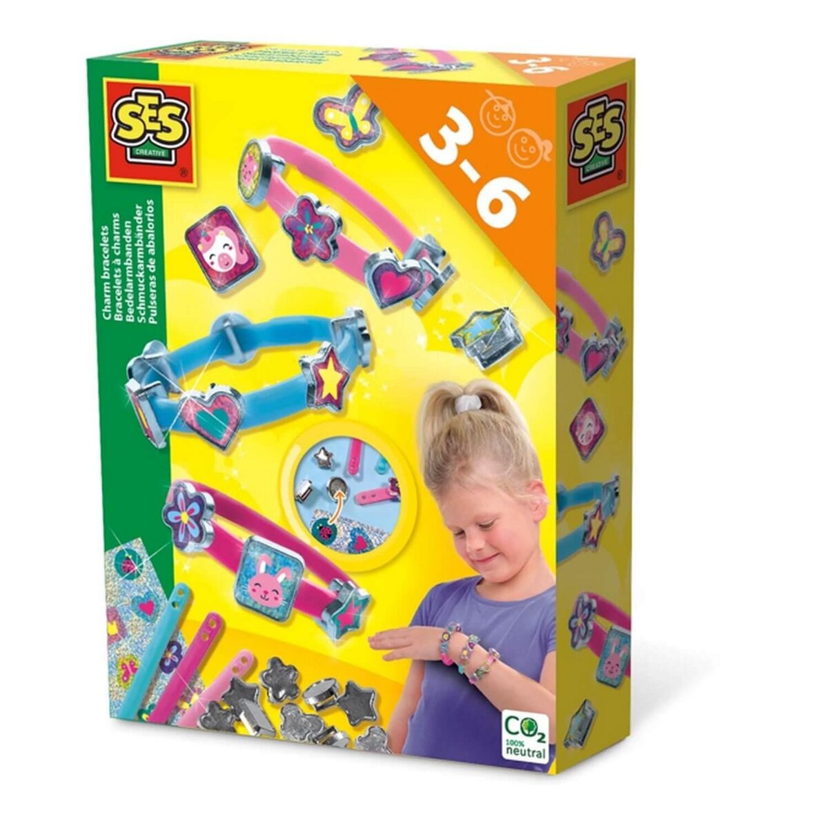 SES Creative Kit créatif : Bracelets à charms à créer
