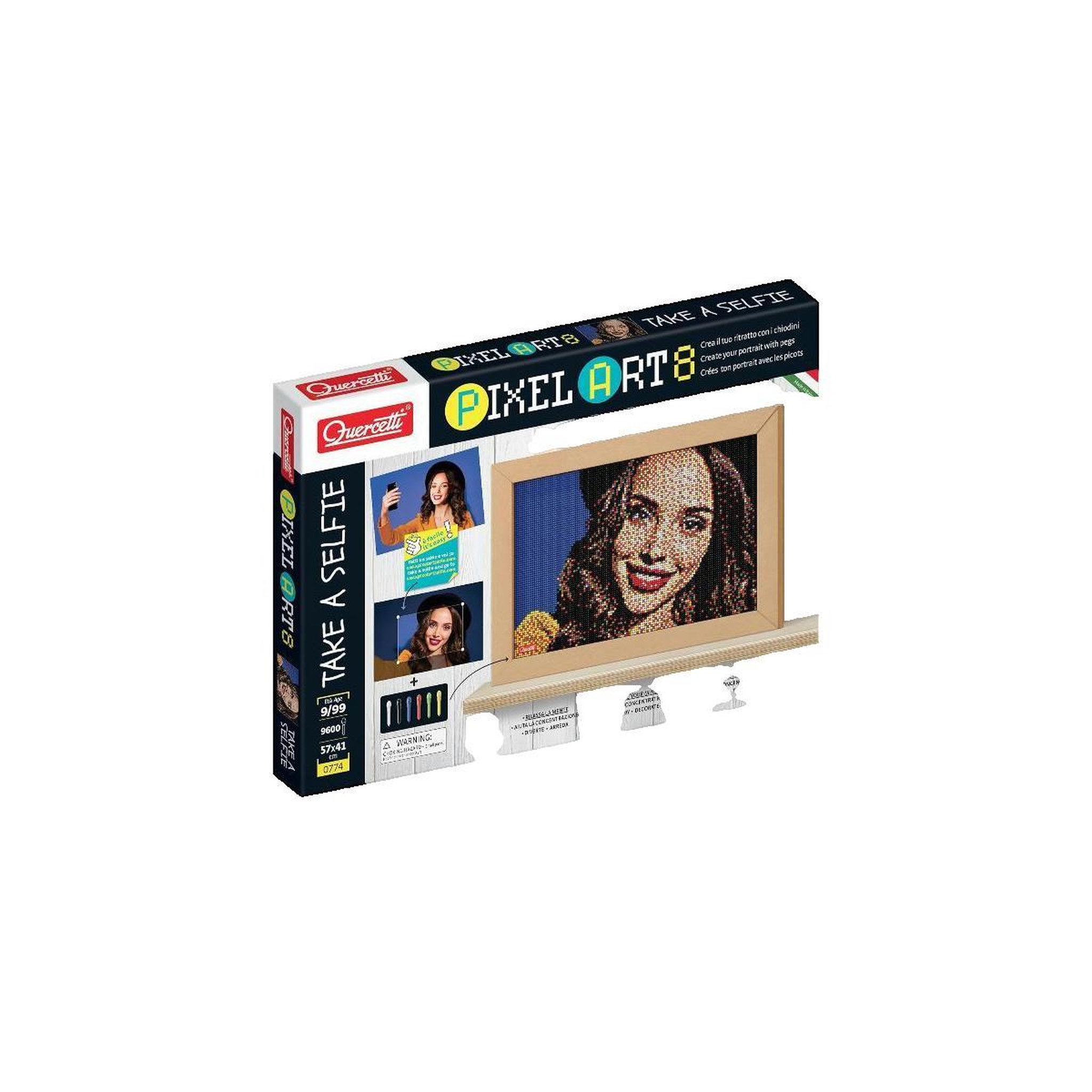 Voir la diapositive 2 : Quercetti Jeu éducatif Quercetti Pixel Art 8