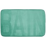 Paris Prix Tapis de Bain Microfibre  Relief  45x75cm Tilleul