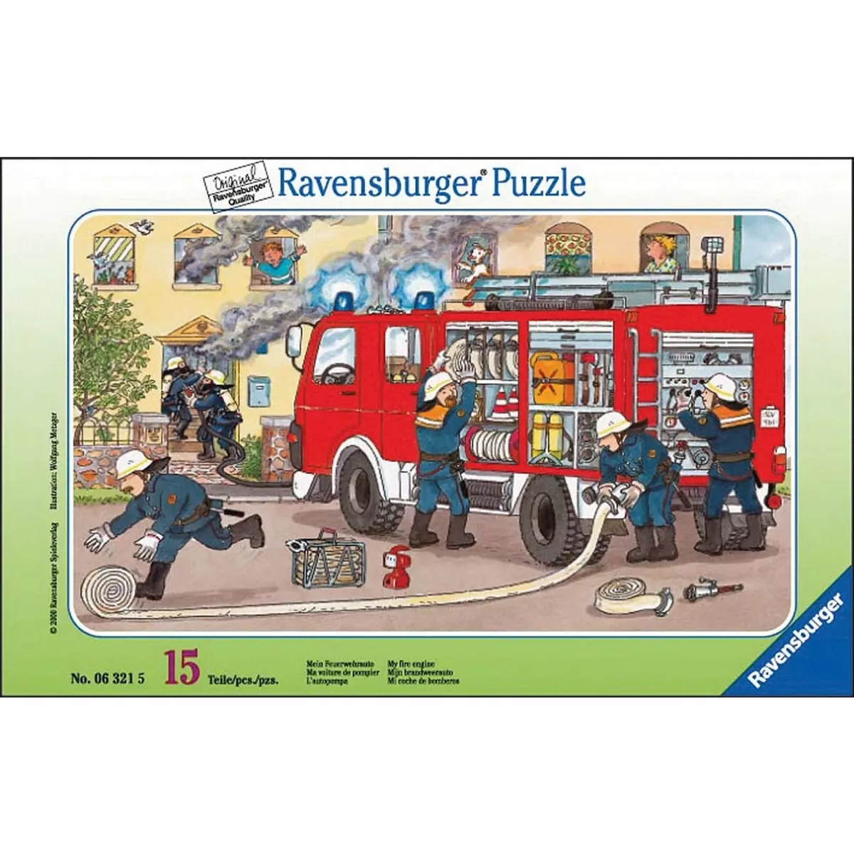 RAVENSBURGER Puzzle 15 pièces - Les pompiers