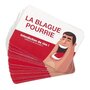 Voir la diapositive 1 : Paris Prix Jeu des Blagues Pourries  50 Cartes  9cm Rouge