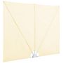 Voir la diapositive 5 : VIDAXL Auvent lateral pliable de terrasse Creme 240 x 160 cm