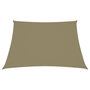 Voir la diapositive 2 : VIDAXL Voile de parasol Tissu Oxford trapeze 3/5x4 m Beige