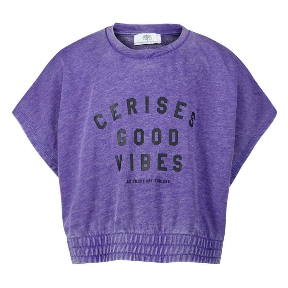 Le Temps Des Cerises T-Shirt Violet Fille Le Temps Des Cerises Naellegi