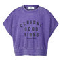Voir la diapositive 1 : Le Temps Des Cerises T-Shirt Violet Fille Le Temps Des Cerises Naellegi