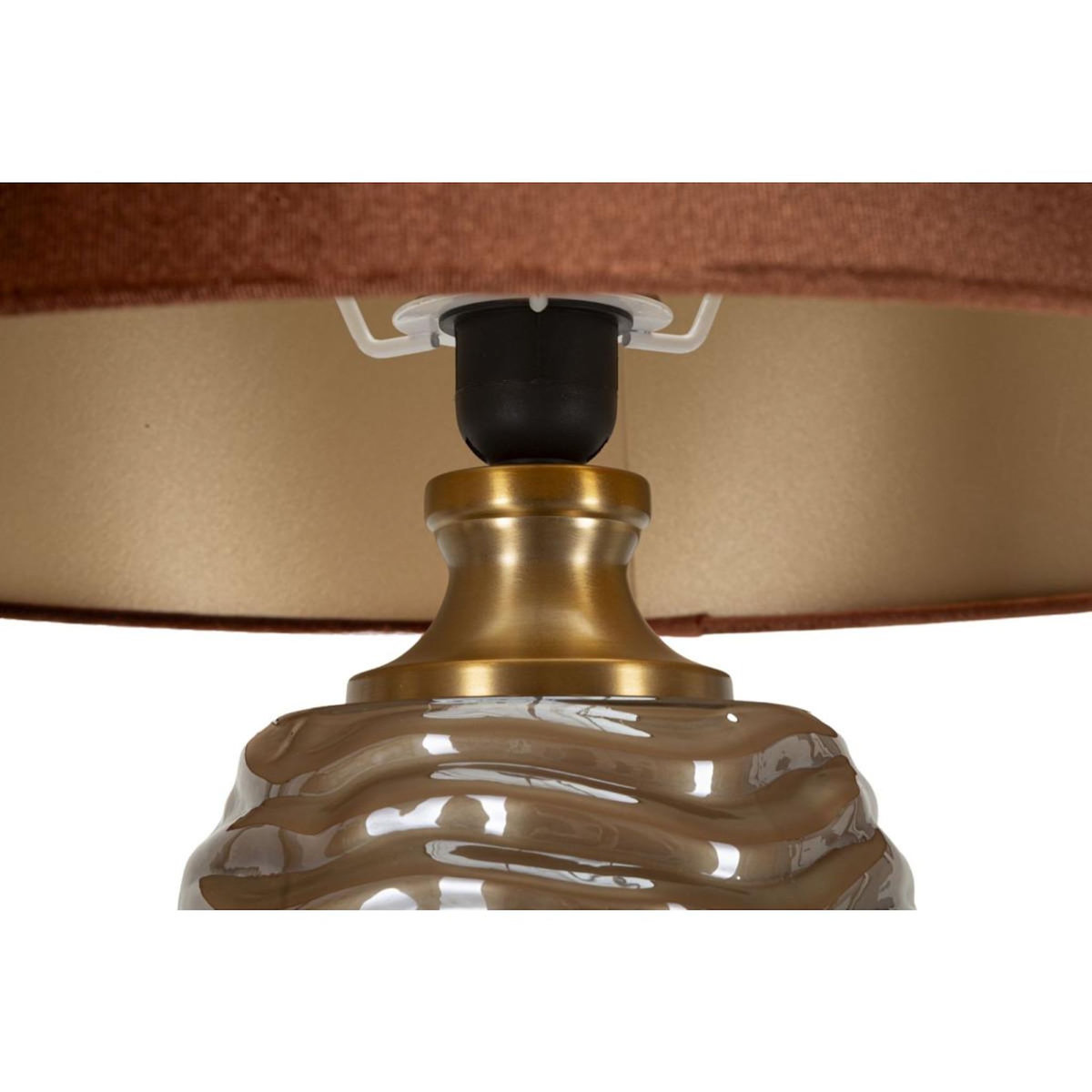 Paris Prix Lampe à Poser Design  Prague  79cm Marron