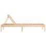 Voir la diapositive 5 : VIDAXL Chaises longues lot de 2 199,5x60x74 cm bois massif de pin