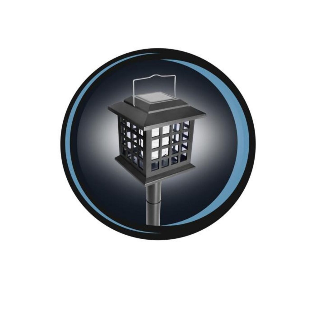 Paris Prix Lampe Solaire Led  Anti Moustiques  42cm Noir