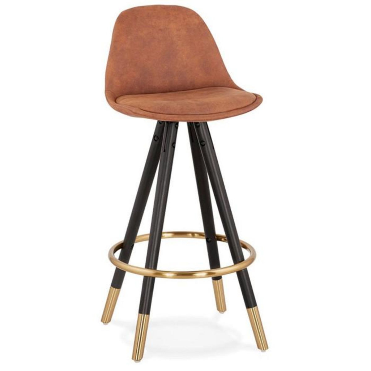 Paris Prix Tabouret de Bar  Krill  87cm Marron & Noir