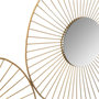 Voir la diapositive 2 : ATMOSPHERA Décoration Murale 5 Miroirs  Flower  78cm Or