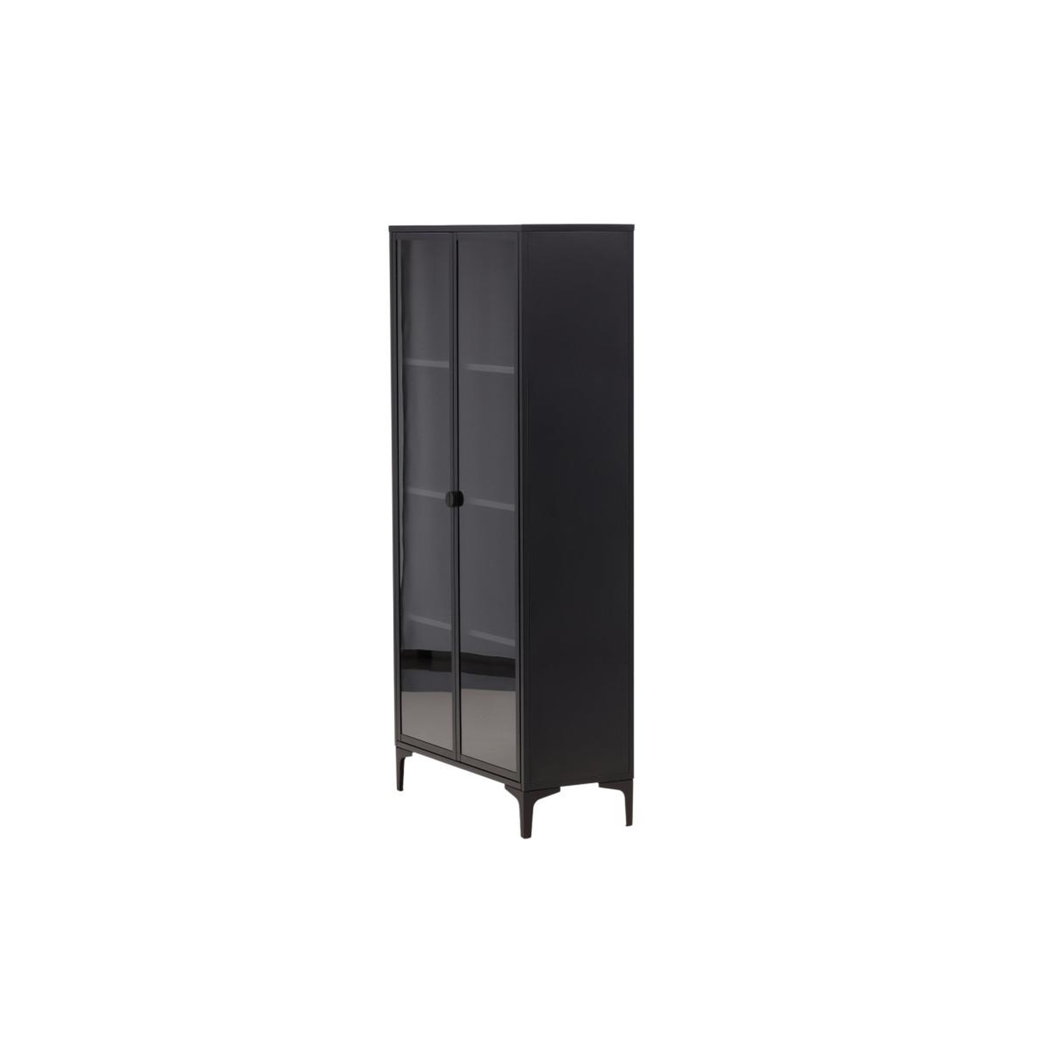 Voir la diapositive 3 : Paris Prix Vitrine 2 portes  piring  190cm noir