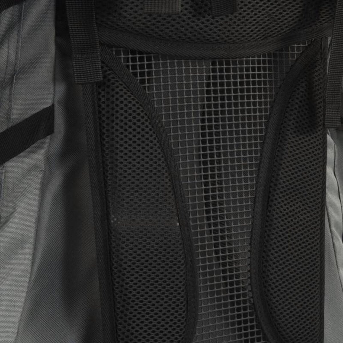 VIDAXL Sac à dos de randonnée gris 60 L tissu oxford