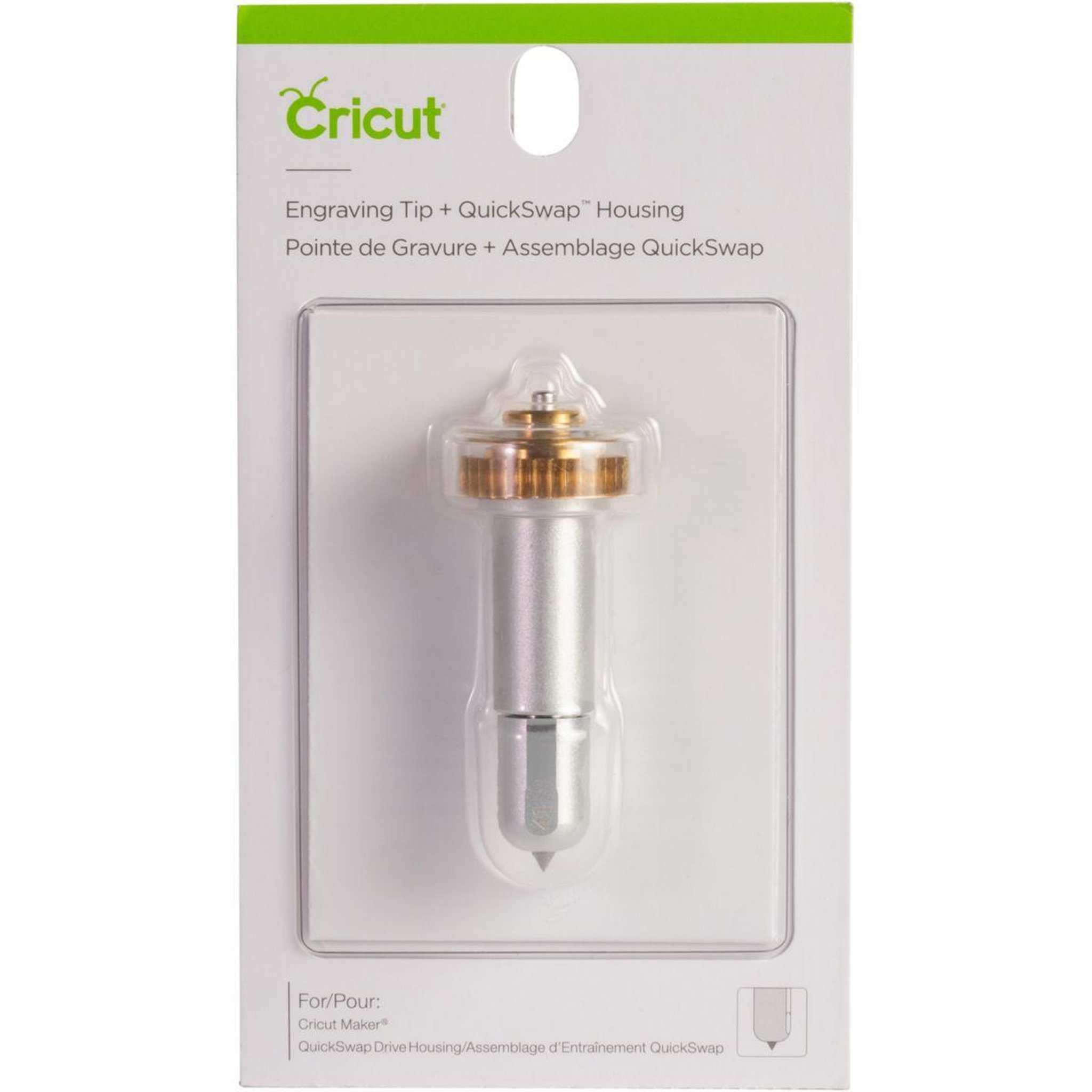 Voir la diapositive 3 : CRICUT Accessoire Pointe de gravure + base QuickSwap