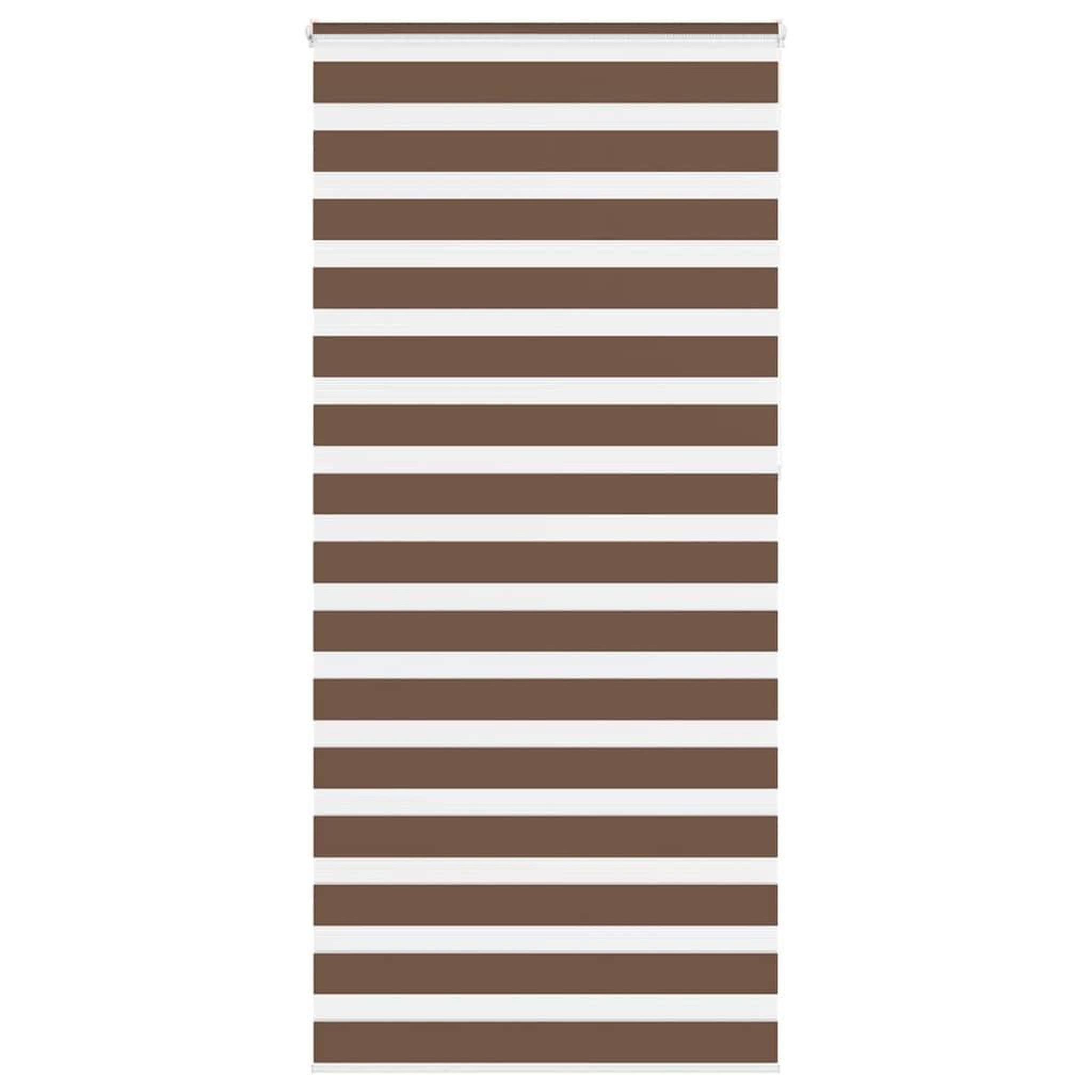 VIDAXL Store zebre marron 115x230cm largeur du tissu 110,9cm polyester